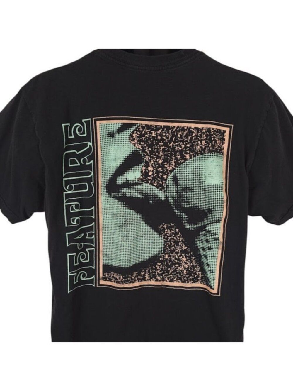 Ice Cream Cone Lick T Shirt Mens Size Large Black Feature Dot Art Tee